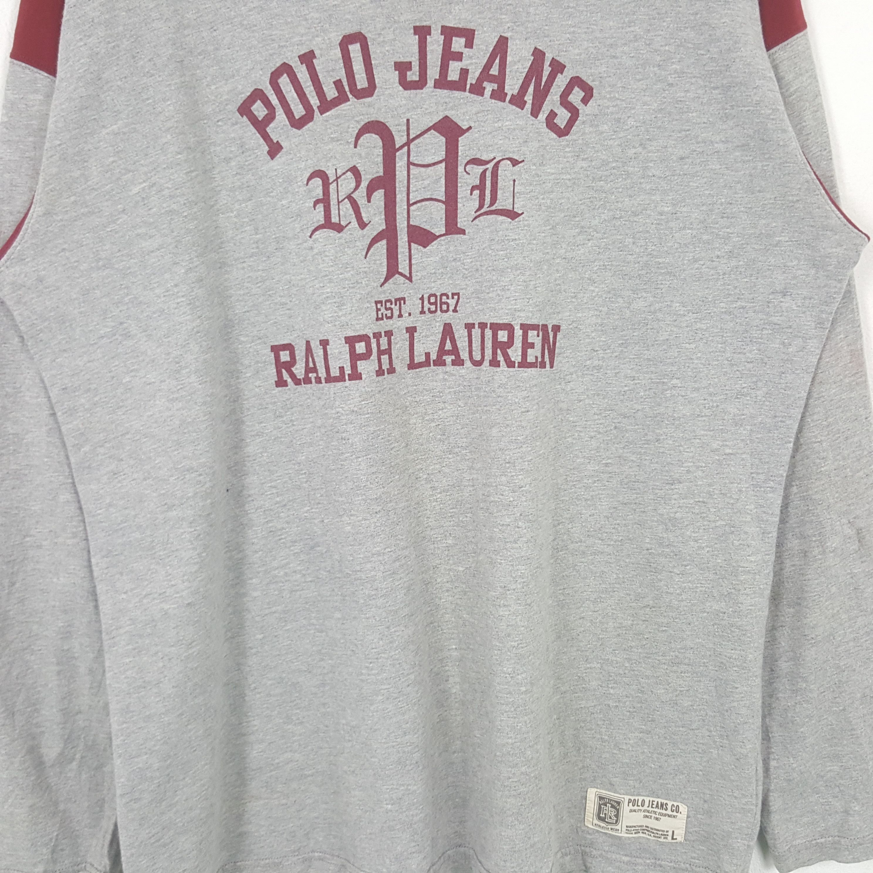 Polo Ralph Lauren Vintage Polo Jeans Ralph Lauren American Brand Tshirt 31 Size US XL / EU 56 / 4 - 2 Thumbnail