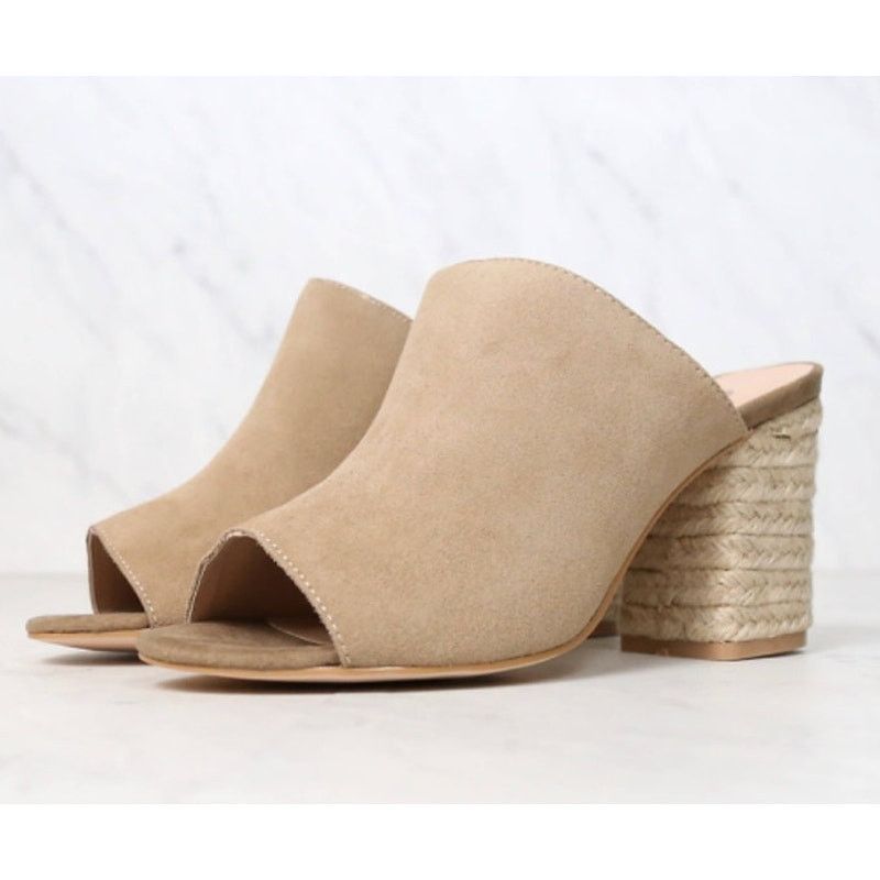 Other SBICCA Womens Helena Suede Heeled Mule Sandal / Sz 9 / NIB Size US 9 / IT 39 - 2 Thumbnail