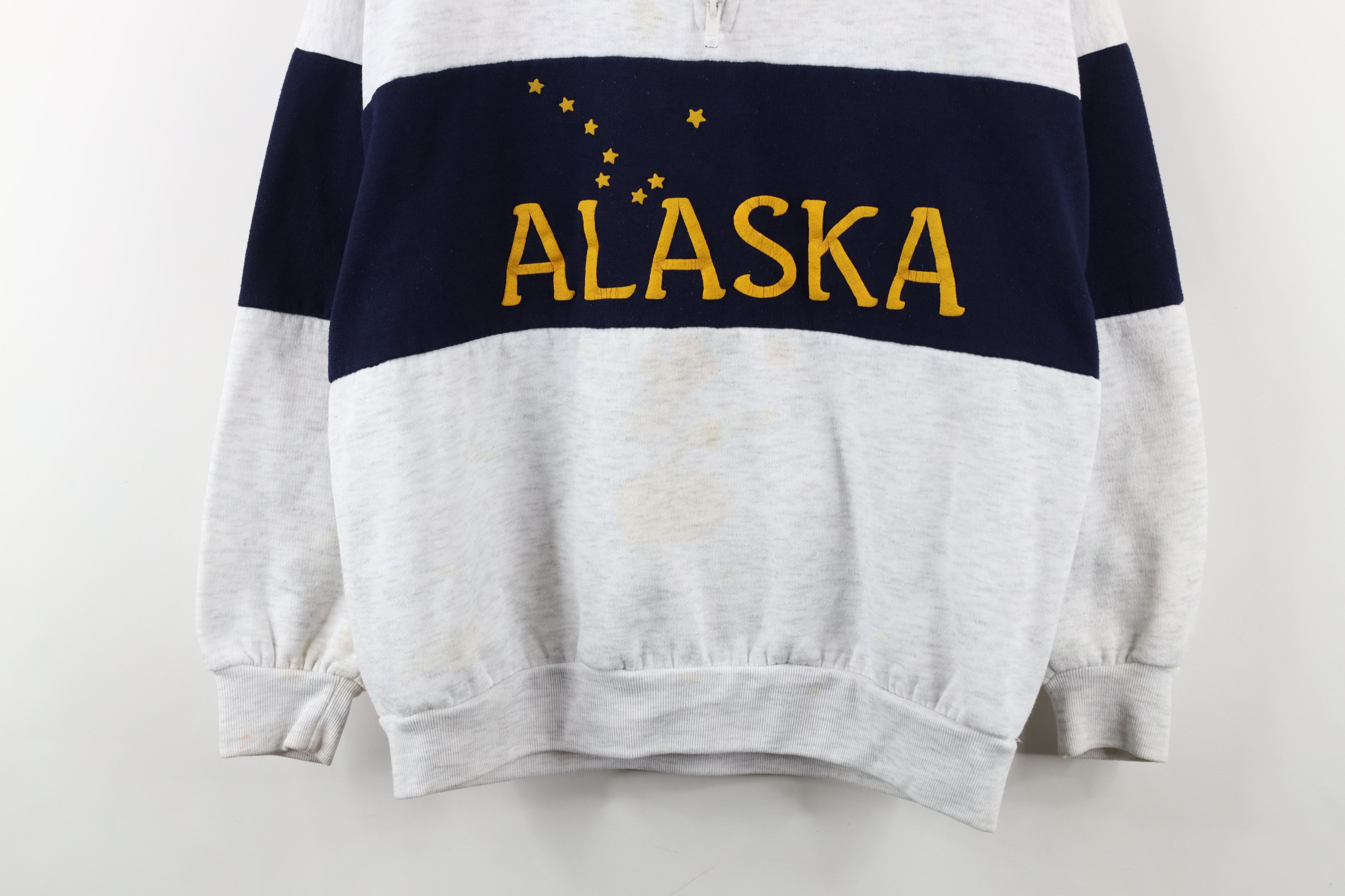 Vintage Vintage 90s Streetwear Half Zip Pullover Sweatshirt USA Size M / US 6-8 / IT 42-44 - 3 Thumbnail