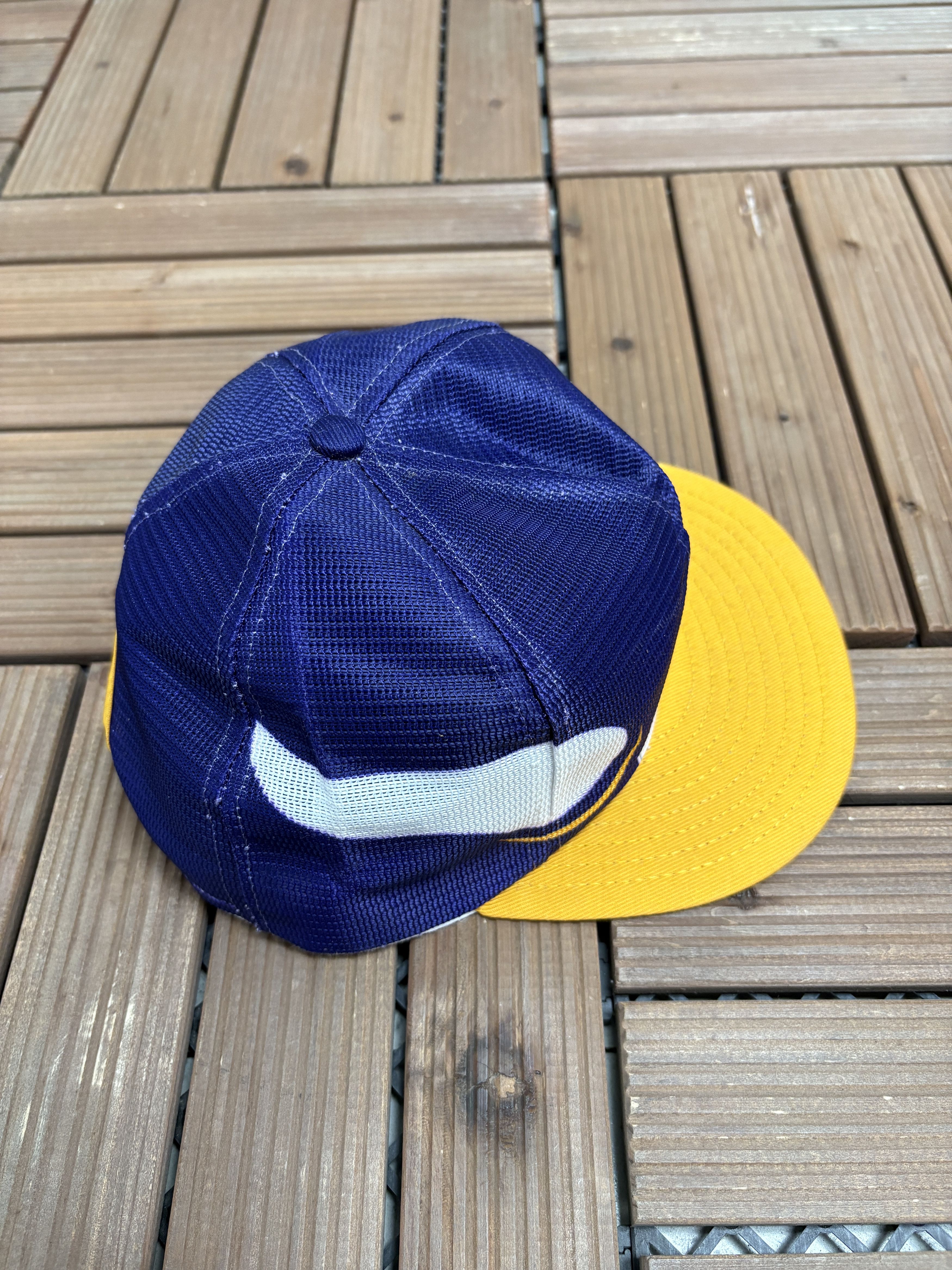 Vintage Minnesota Vikings Helmet Design Vintage Purple Snap Back Hat Size ONE SIZE - 4 Thumbnail