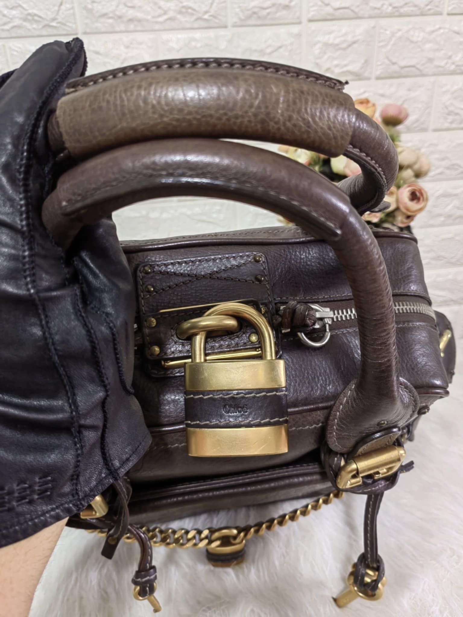 Chloe CHLOE PADDINGTON LARGE DOME LEATHER SATCHEL RARE Size ONE SIZE - 13 Thumbnail