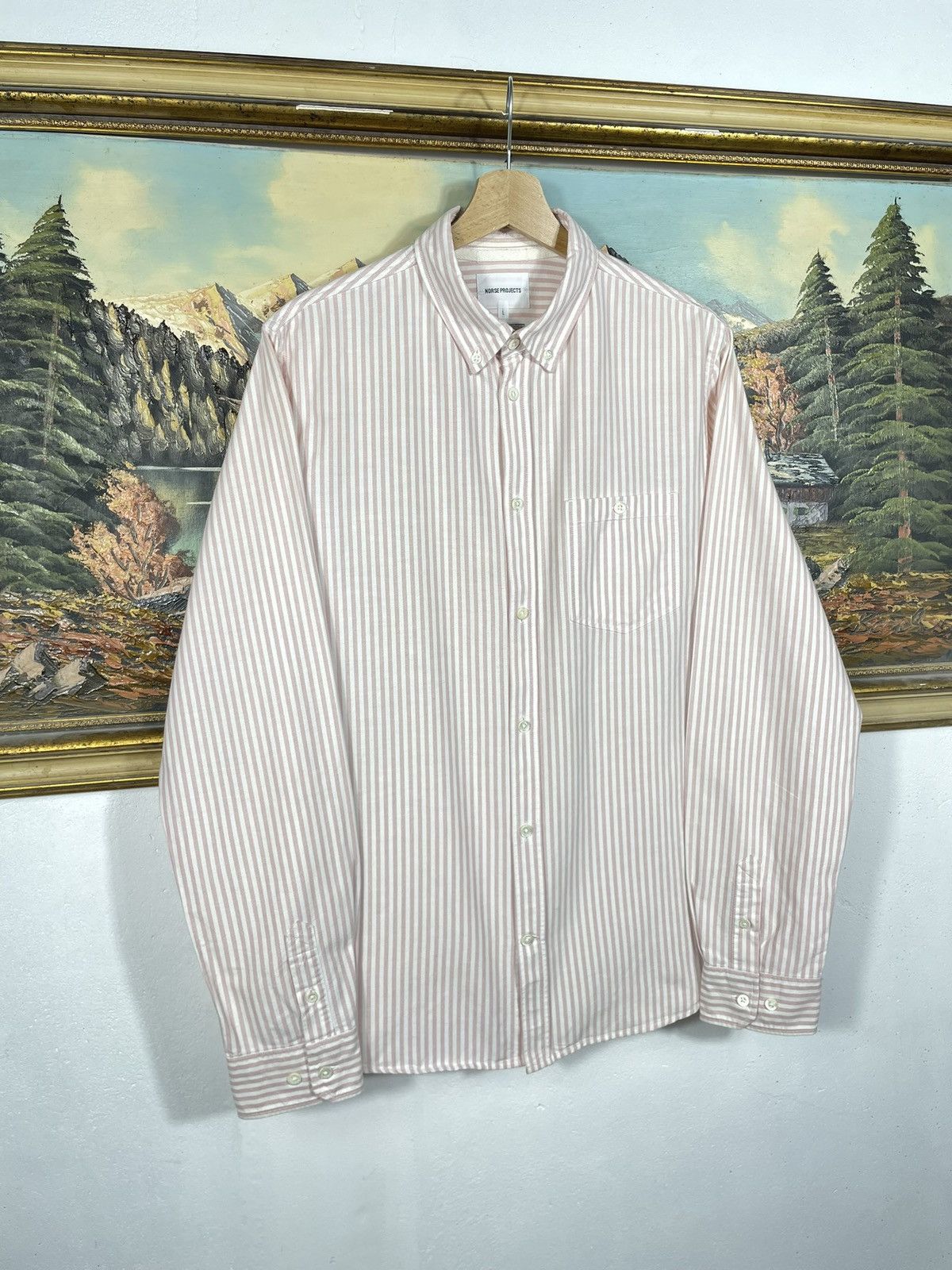 Norse Projects Norse Projects Striped Longsleeve Shirt Old Money Luxury Size US L / EU 52-54 / 3 - 3 Thumbnail