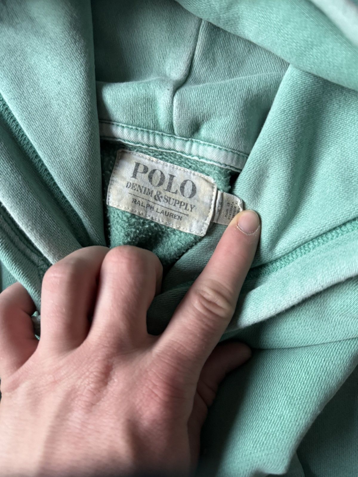 Polo Ralph Lauren 🌿 RARE VINTAGE POLO RALPH LAUREN DENIM COLLECTION HOODIE 🌿 Size US M / EU 48-50 / 2 - 6 Thumbnail