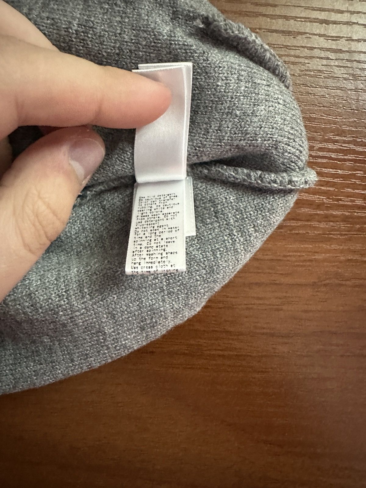 Bape Bape Beanie Grey Brand new Size ONE SIZE - 10 Thumbnail