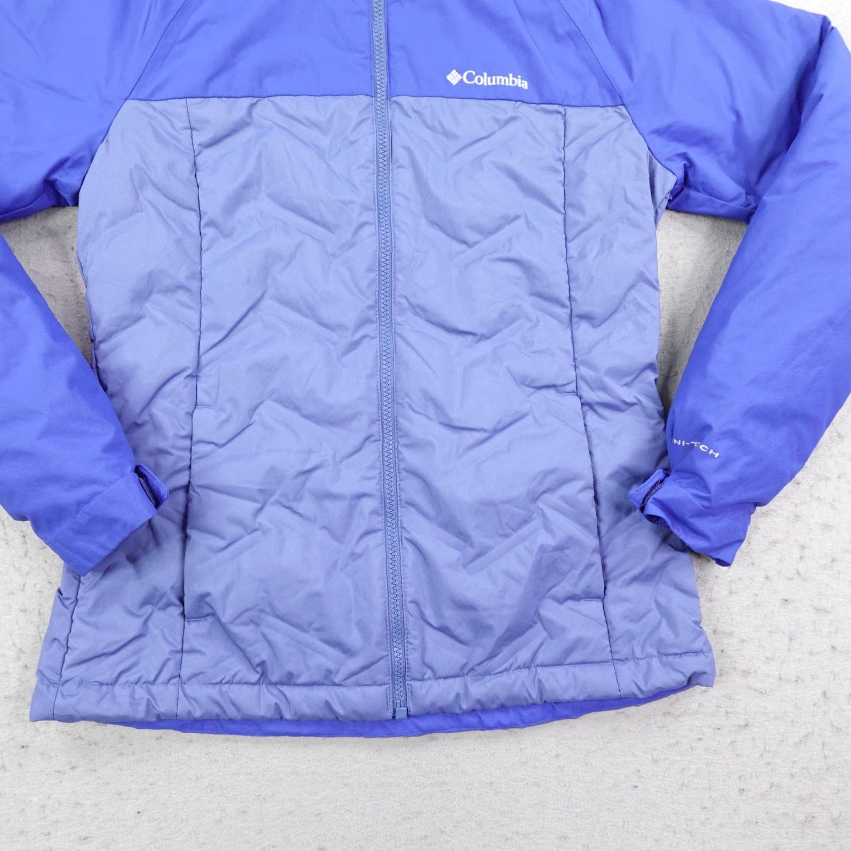 Vintage Columbia Jacket Women XS Blue Grand Trek Down Puffer Omni Heat Puffer Coat Size XS / US 0-2 / IT 36-38 - 3 Thumbnail