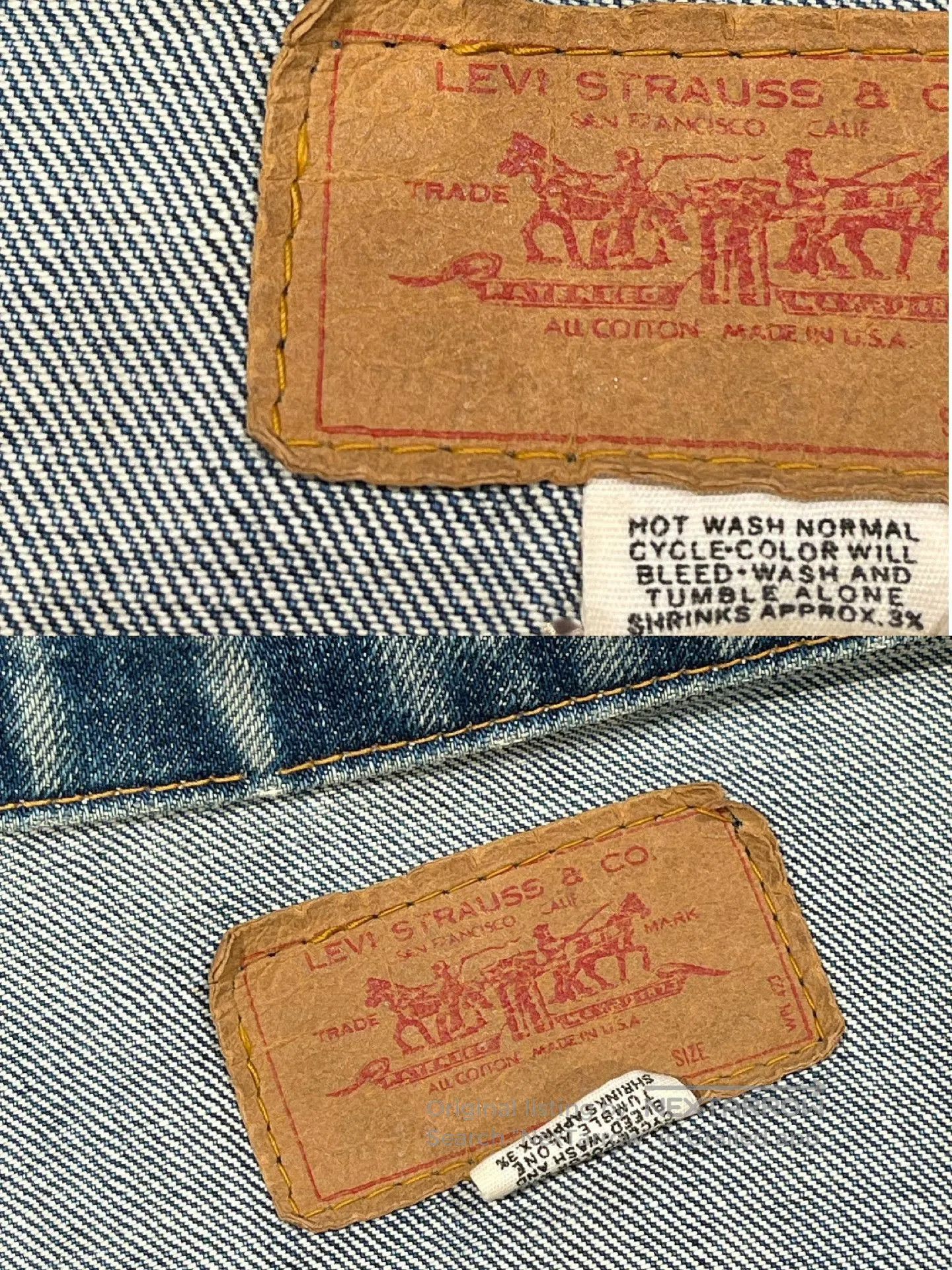 Levi's Levi's Vintage Back Patch Denim Jacket. Size US M / EU 48-50 / 2 - 8 Thumbnail