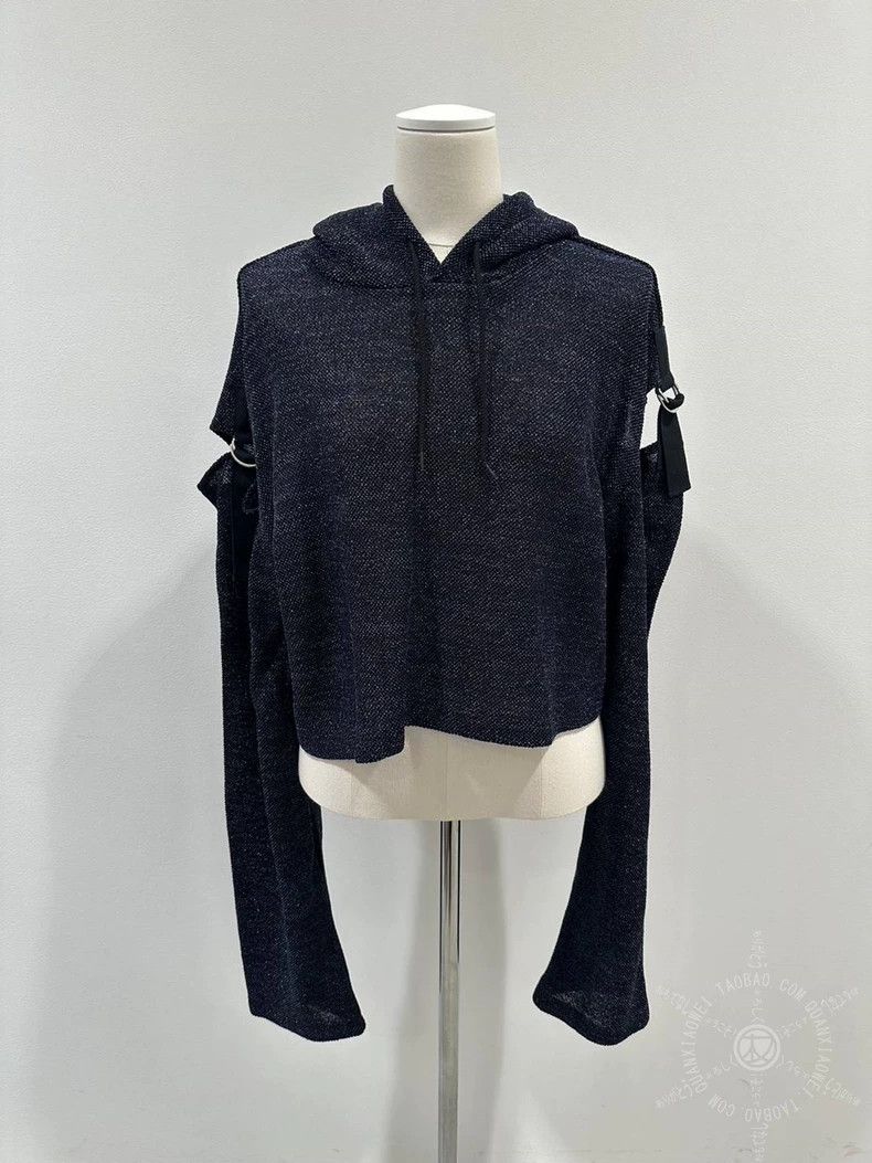 Comme des Garcons Comme Des Garcons Spring/Summer Hooded Sweater with Buckle Size S / US 4 / IT 40 - 1 Thumbnail