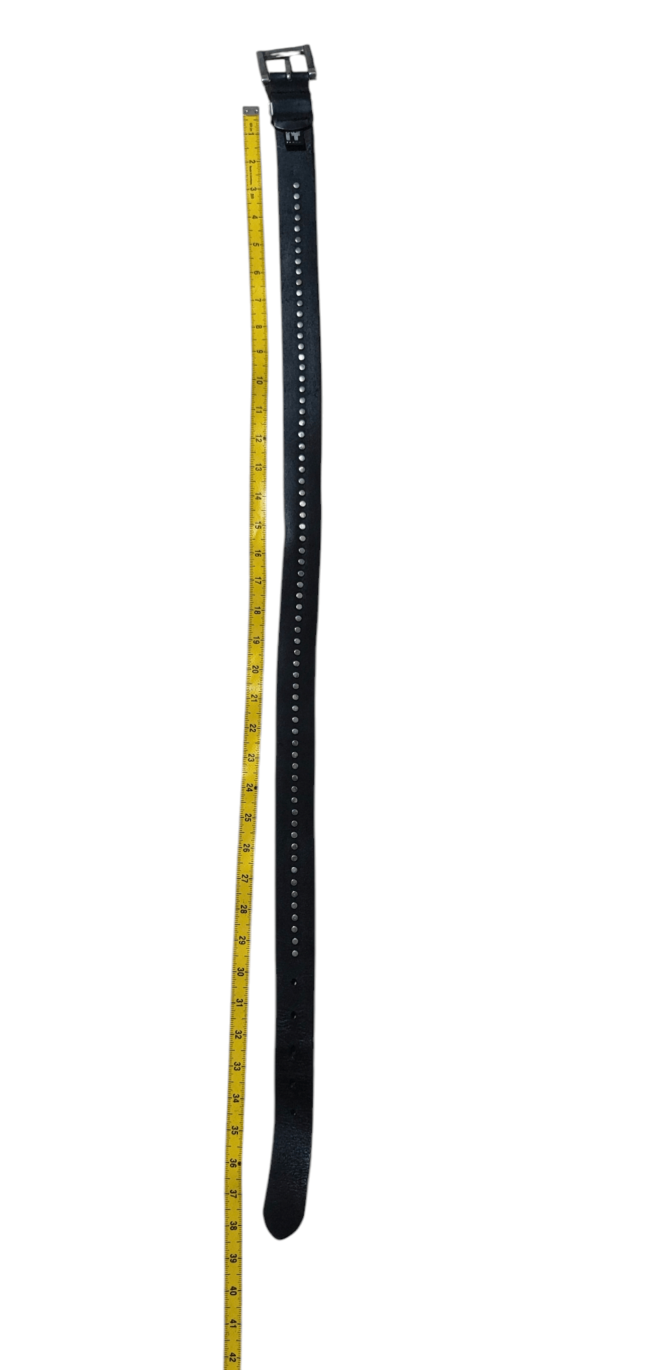 Versace VINTAGE Versus Versace Unisex Studded Black Leather Belt Size 32 - 4 Thumbnail