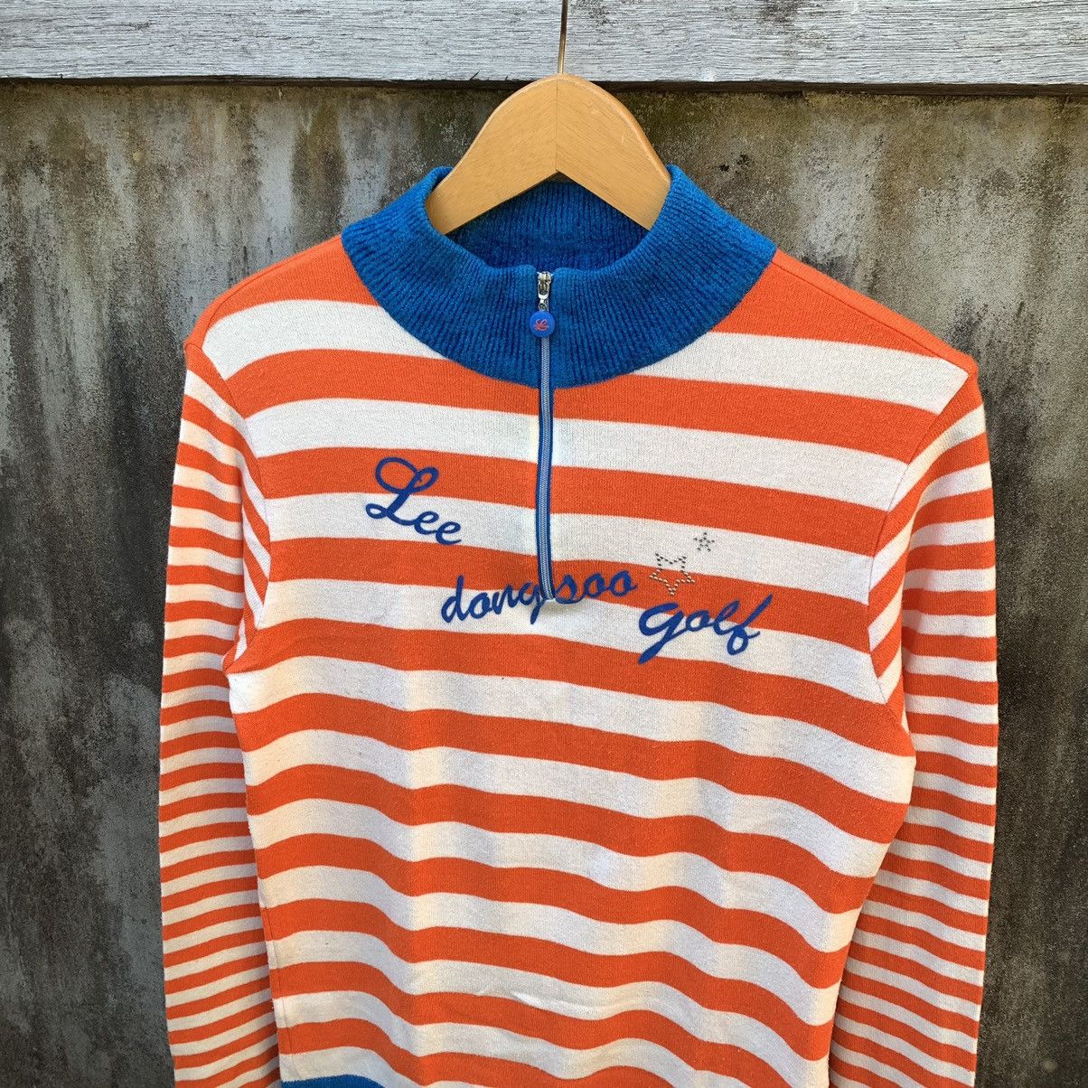 Japanese Brand VINTAGE STRIPED HALFZIP KNIT SWEATER HYSTERIC STYLE Size M / US 6-8 / IT 42-44 - 2 Thumbnail