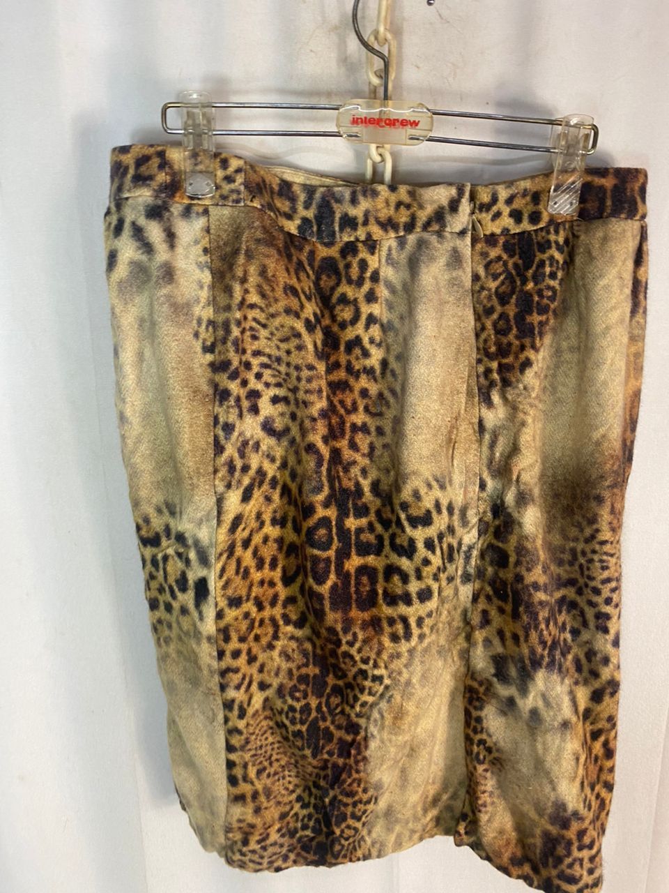 Designer × Japanese Brand Leopard skirt by georges rech Size 32" / US 10 / IT 46 - 12 Thumbnail