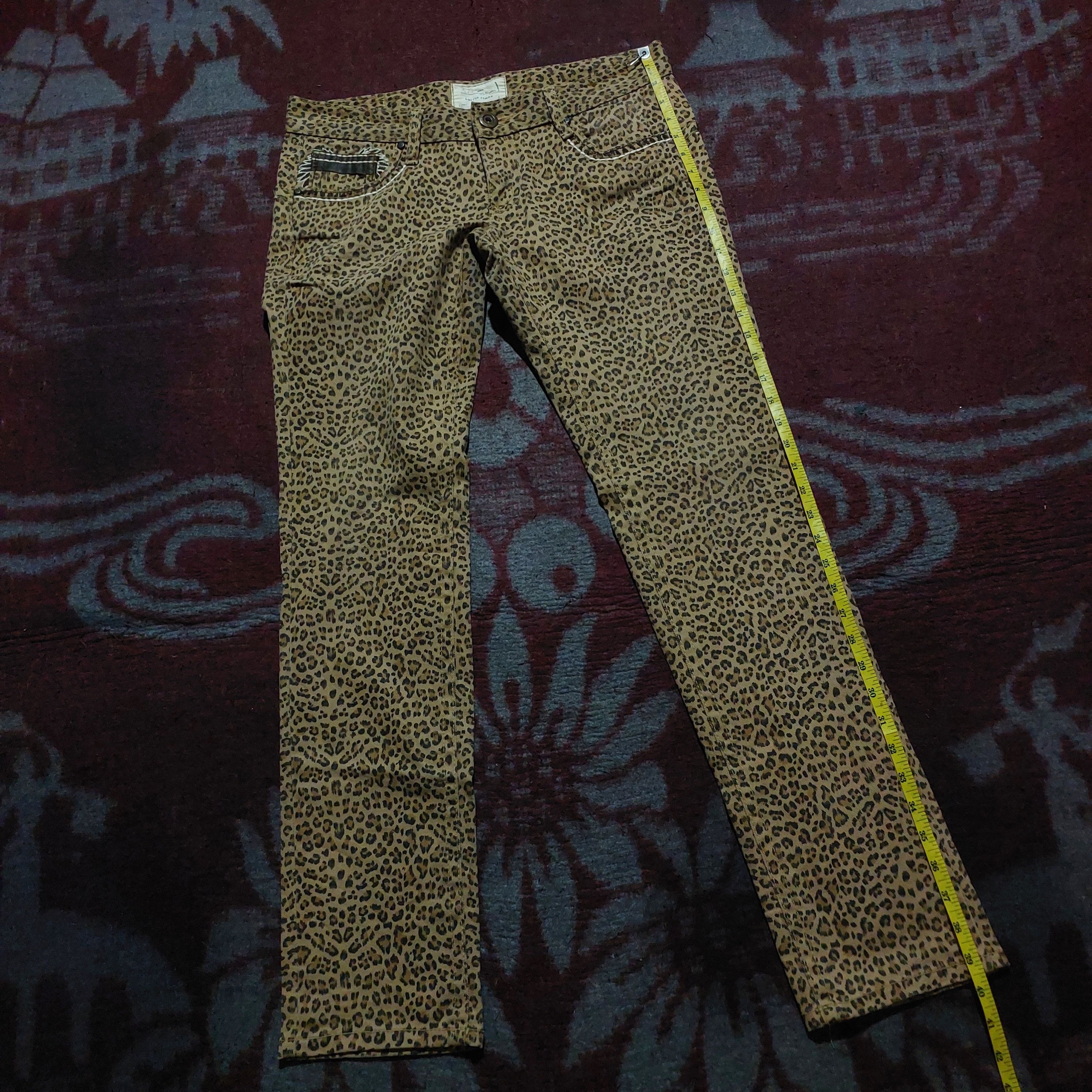 Tornado Mart lolita yoshitomo nara wing embroidery pocket jeans leopard Size US 30 / EU 46 - 14 Thumbnail