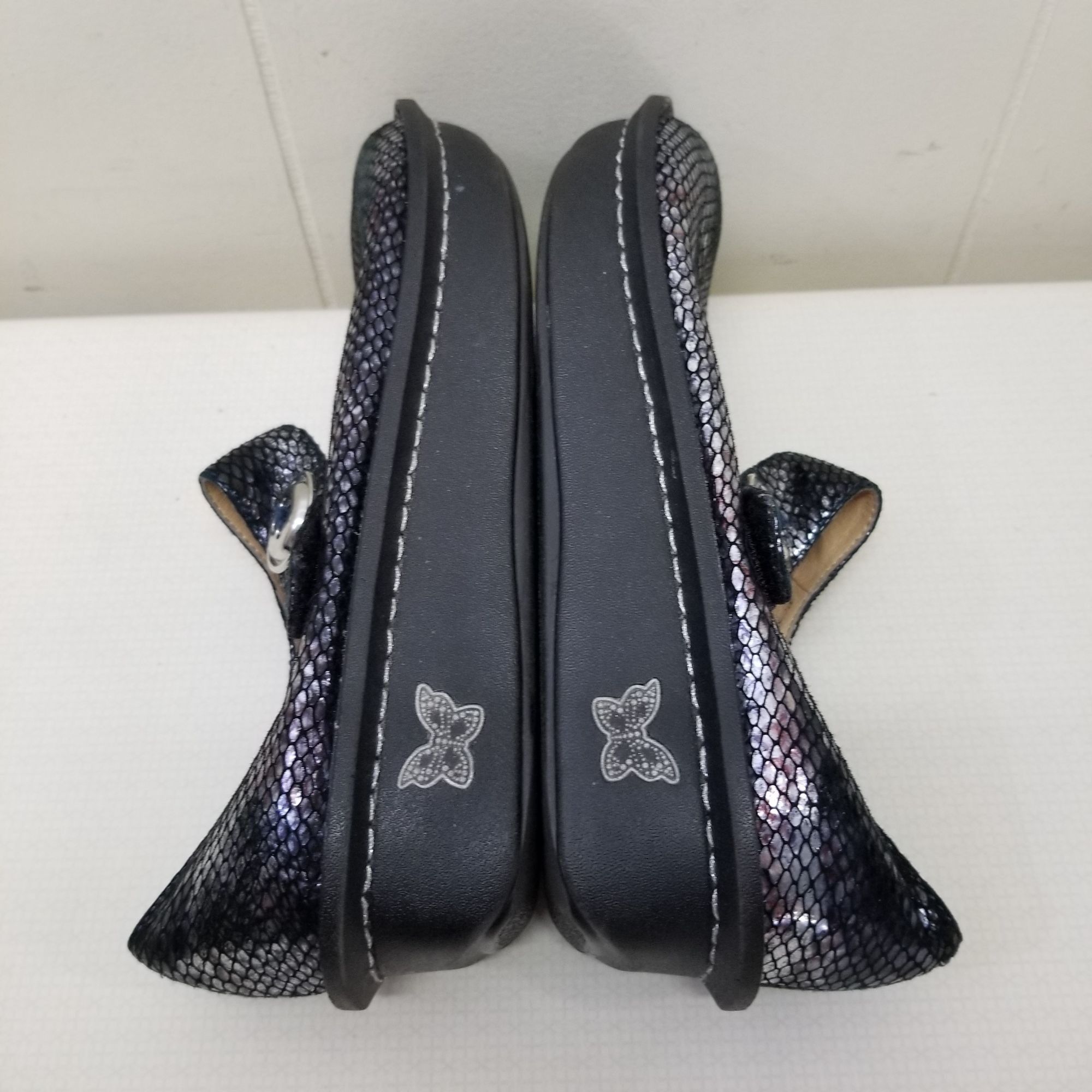 Other Alegria 36 Metallic Snakeskin PALOMA 717 Leather Clog Mary J Size US 6.5 / IT 36.5 - 7 Thumbnail