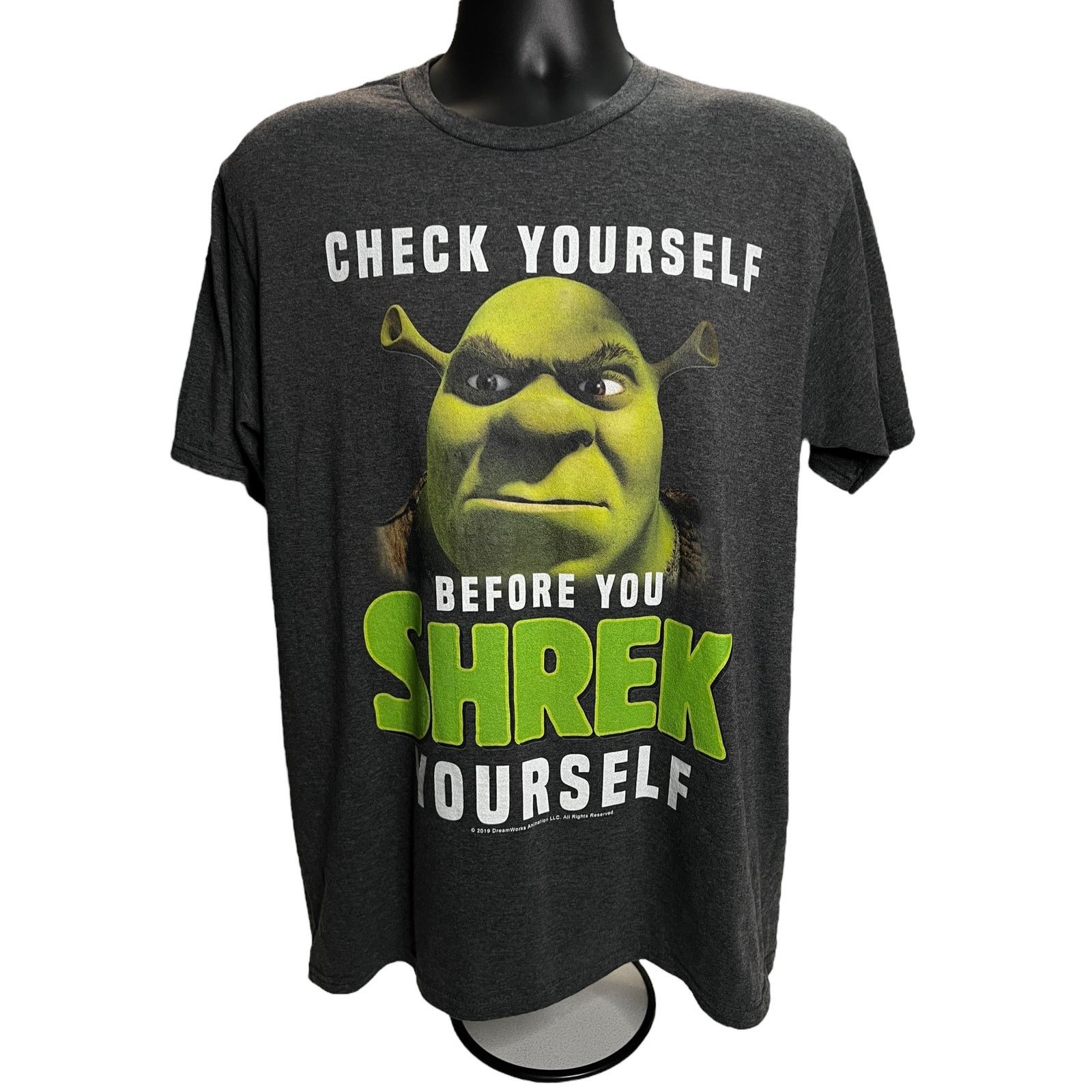 Other Shrek T-Shirt Check Yourself Before You Shrek Yourself Large Size US L / EU 52-54 / 3 - 1 Thumbnail