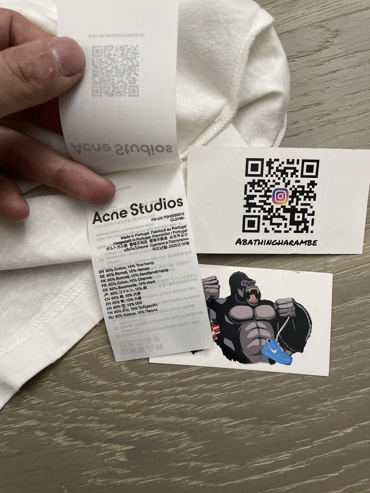 Acne Studios Acne Studios Logo-Print Tee Size US L / EU 52-54 / 3 - 4 Thumbnail