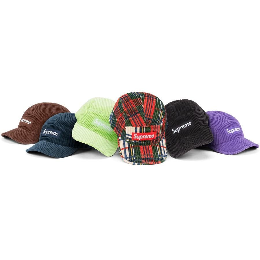 Supreme Supreme Corduroy Camp Cap Brown 5 Panel Size ONE SIZE - 8 Thumbnail