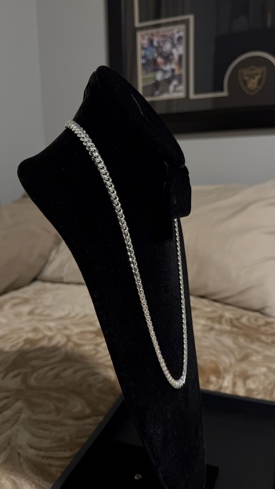 Other Miami Cuban Link Chain 925 Solid Silver ❄️ Size ONE SIZE - 3 Thumbnail