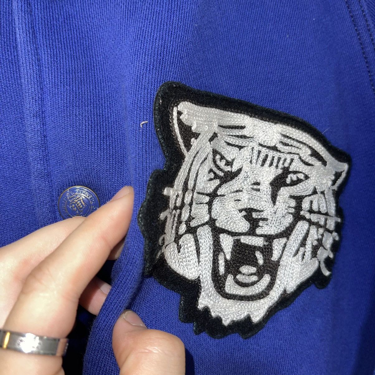 Polo Ralph Lauren × Vintage Polo Ralph Lauren New York Capt Tiger Varsity Size US XL / EU 56 / 4 - 5 Thumbnail