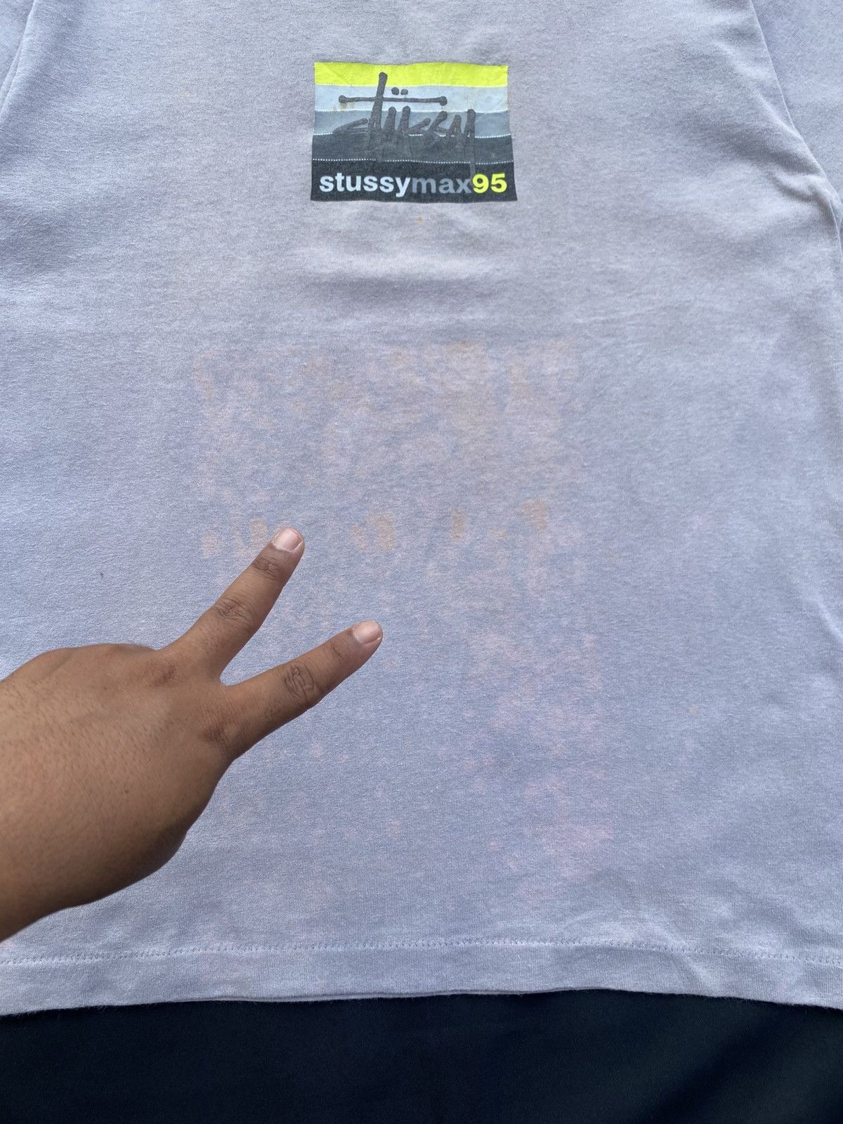 Stussy Rare Vintage STUSSY Max 95 Nike Airmax Tshirt Size US M / EU 48-50 / 2 - 14 Thumbnail