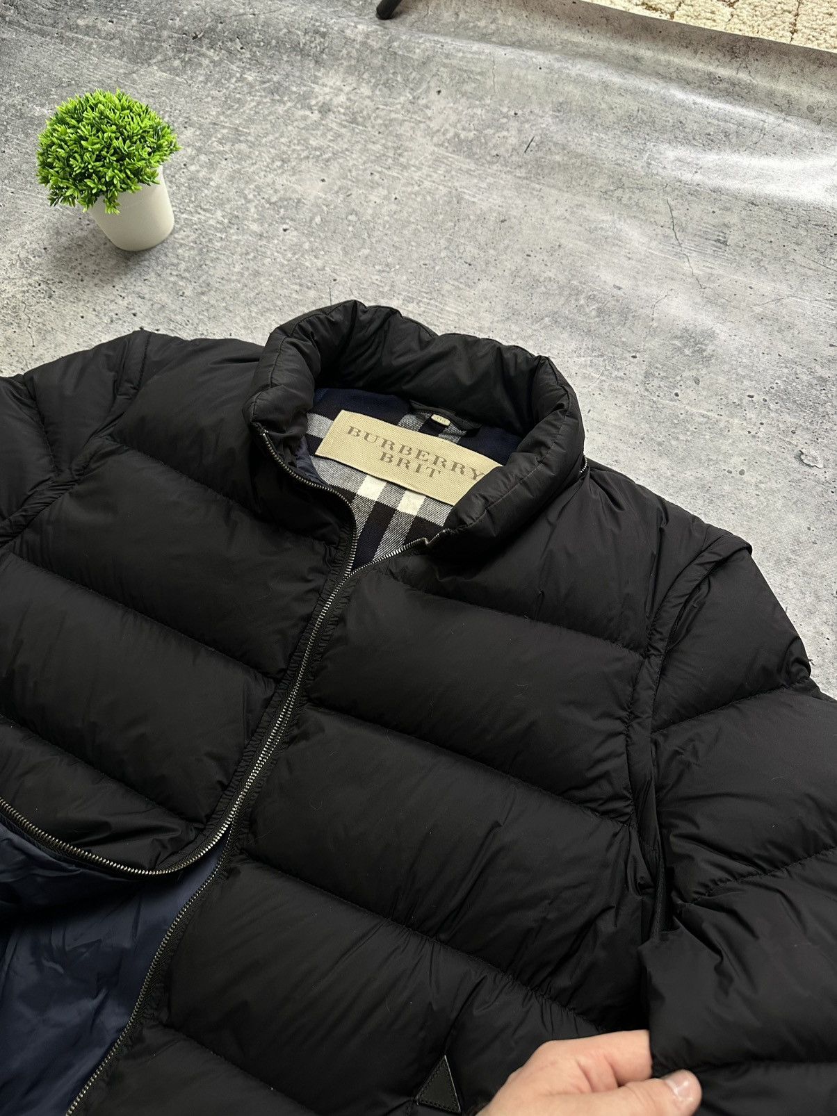 Burberry Burberry Brit Down Puffer Transformer Removable Jacket Size US XXL / EU 58 / 5 - 5 Thumbnail