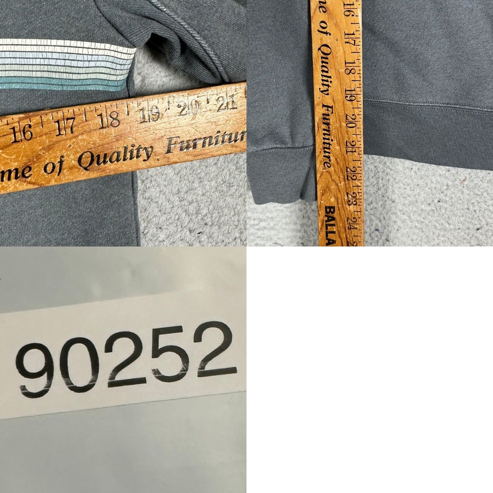 Patagonia Patagonia Uprisal Crew Sweatshirt Womens XS Grey Wavy Stripe Graphic Pullover Size XS / US 0-2 / IT 36-38 - 8 Thumbnail