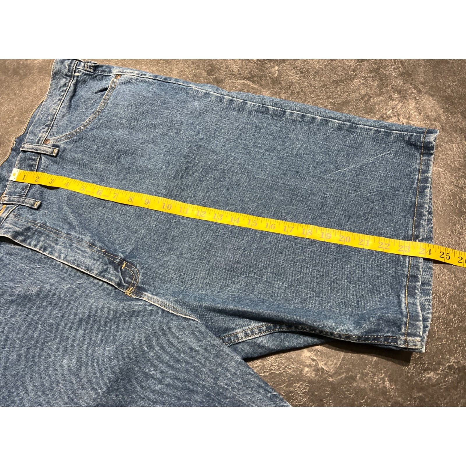 Wrangler VINTAGE Wrangler Men’s Cargo Denim Shorts 48 Big & Tall Blue Spring Summer Casual Size US 32 / EU 48 - 5 Thumbnail