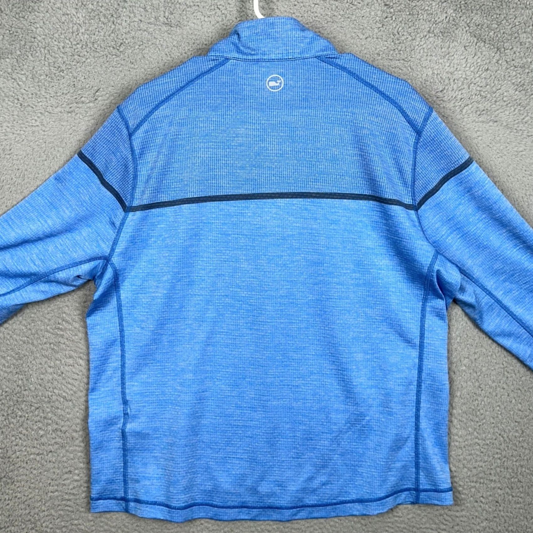 Vineyard Vines Vineyard Vines On-The-Go Sankaty Quarter Zip Pullover Sweatshirt Mens L Blue Size US L / EU 52-54 / 3 - 2 Thumbnail