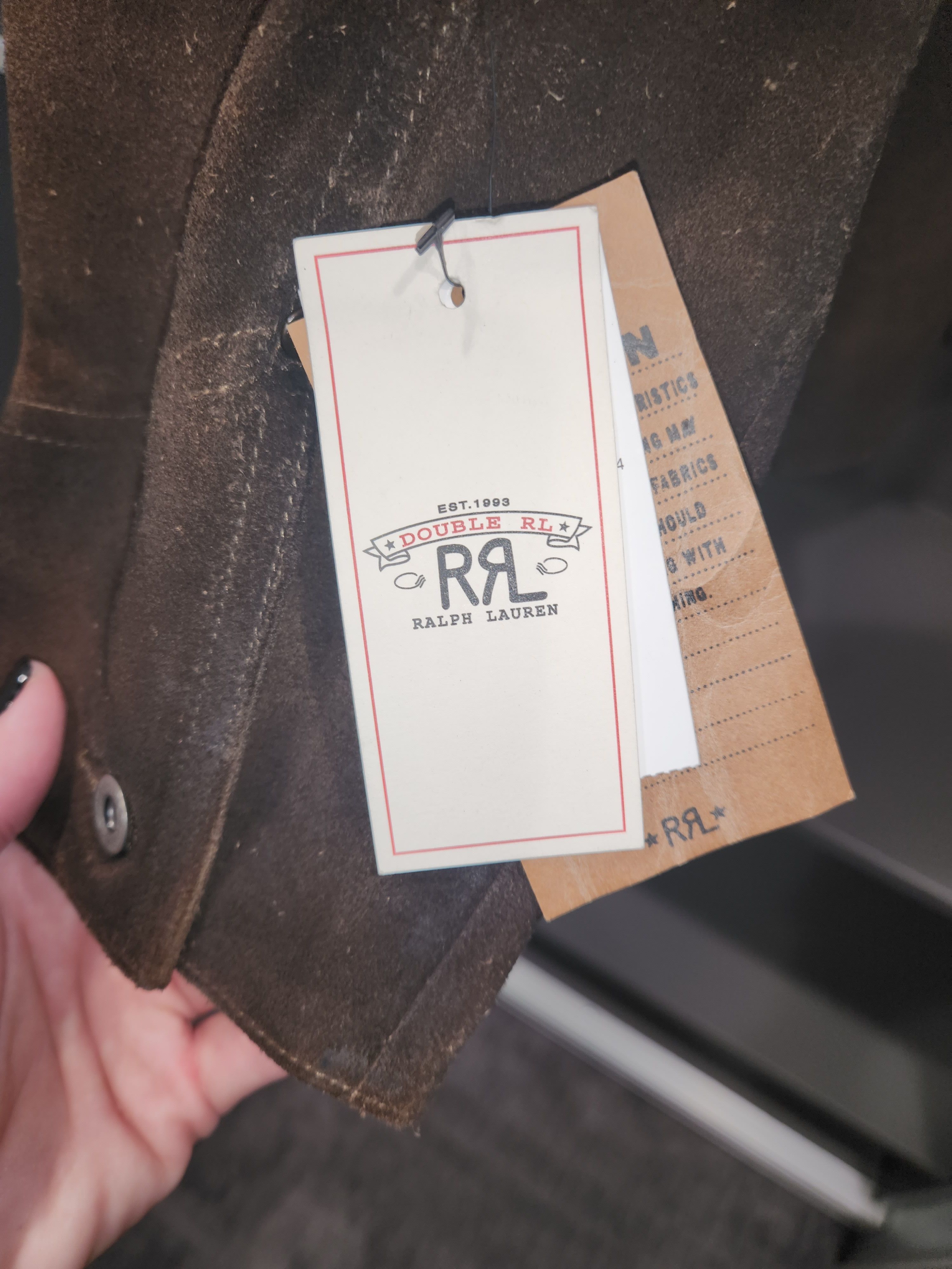 RRL Ralph Lauren Ralph Lauren Double RL Roughout Suede Shirt Jacket New Tags Size US M / EU 48-50 / 2 - 11 Thumbnail