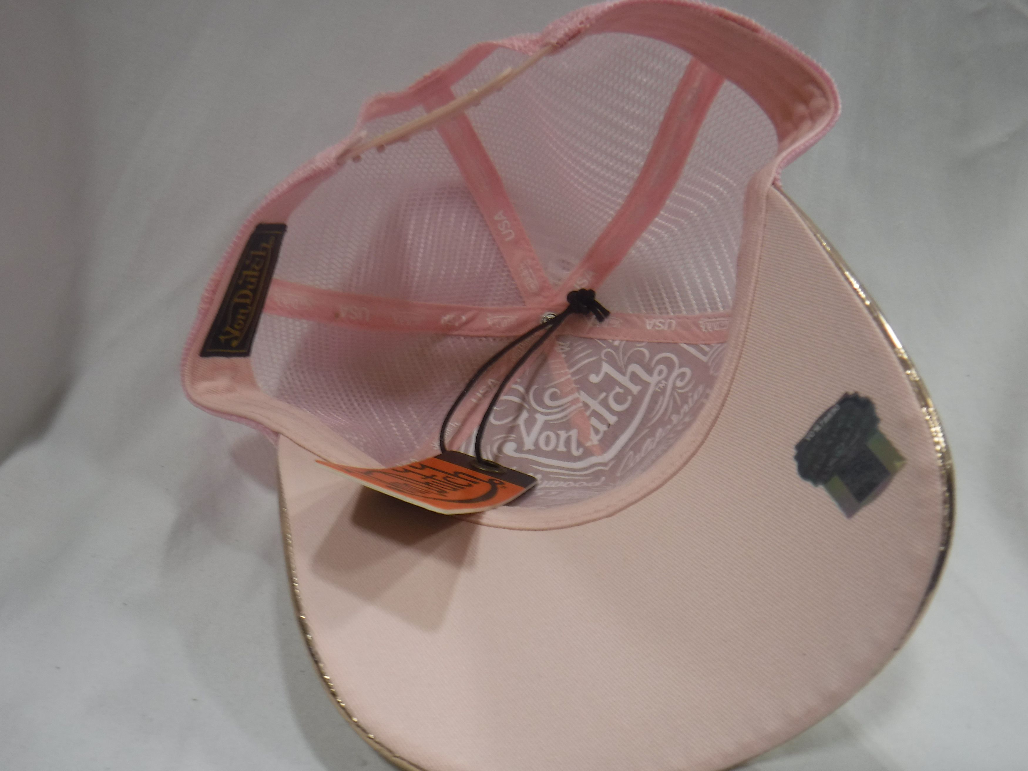 Von Dutch Von Dutch Rose Gold Hat (VH47) Size ONE SIZE - 3 Thumbnail