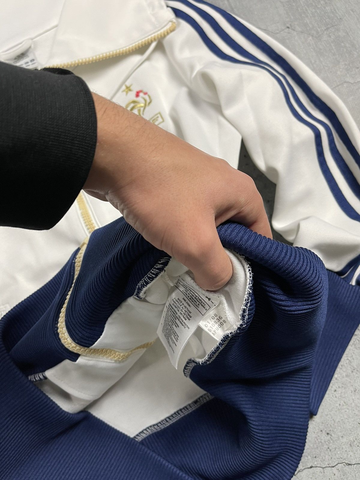 Adidas × Vintage Vintage Adidas 2008 France National Football Team Jacket Size US M / EU 48-50 / 2 - 5 Thumbnail