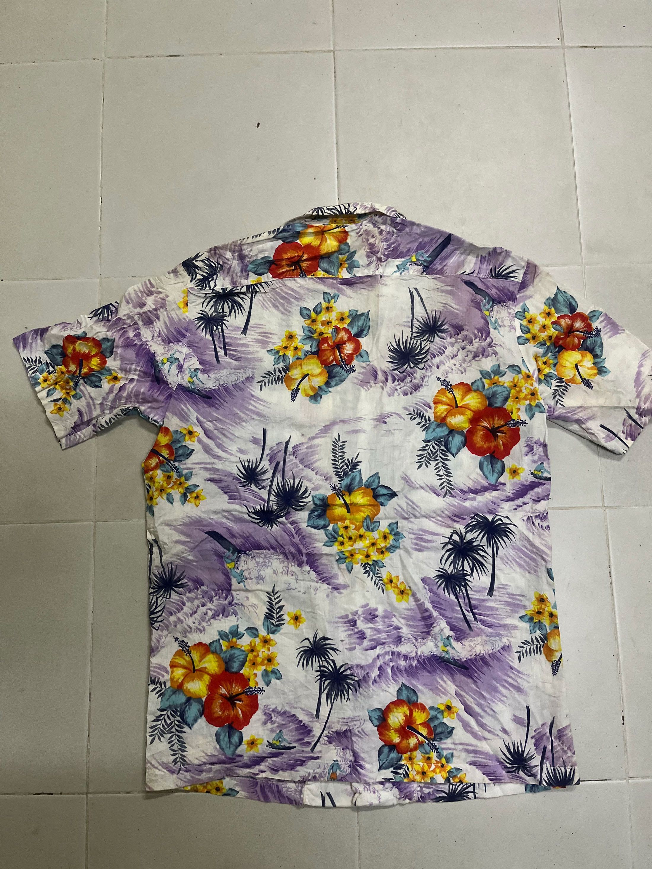 Sci-Fi Fantasy Vintage Aloha Hawaii Hawaiian Short Sleeve 70s 80s Size US M / EU 48-50 / 2 - 3 Thumbnail
