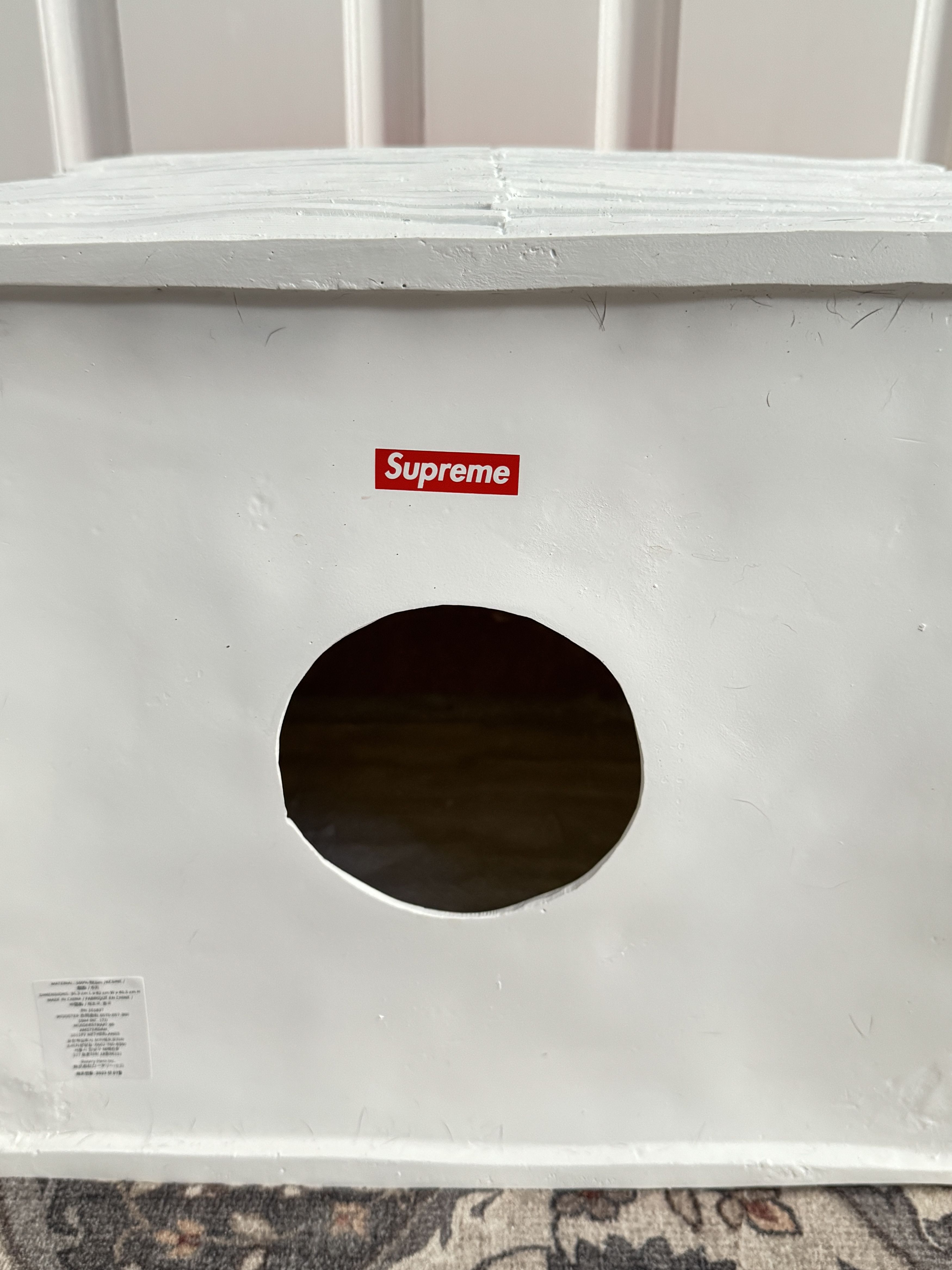 Supreme Supreme Box Logo Sticker Bricks Stool Side Table Size ONE SIZE - 7 Thumbnail