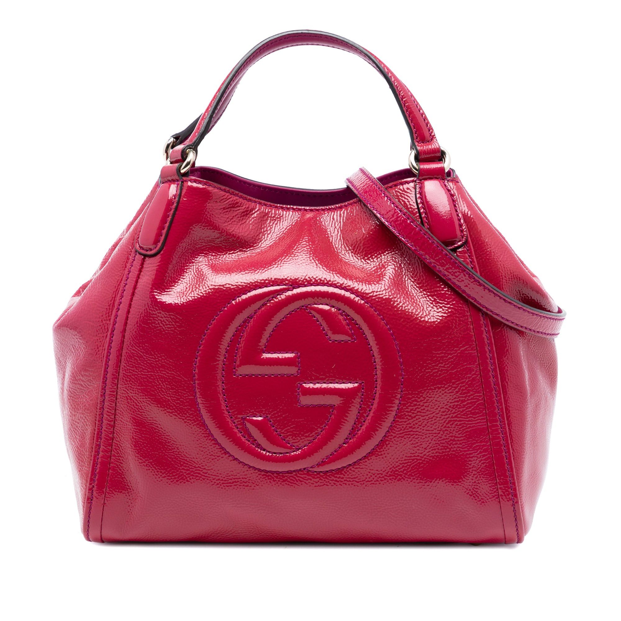 Gucci Small Patent Soho Satchel Size ONE SIZE - 1 Thumbnail