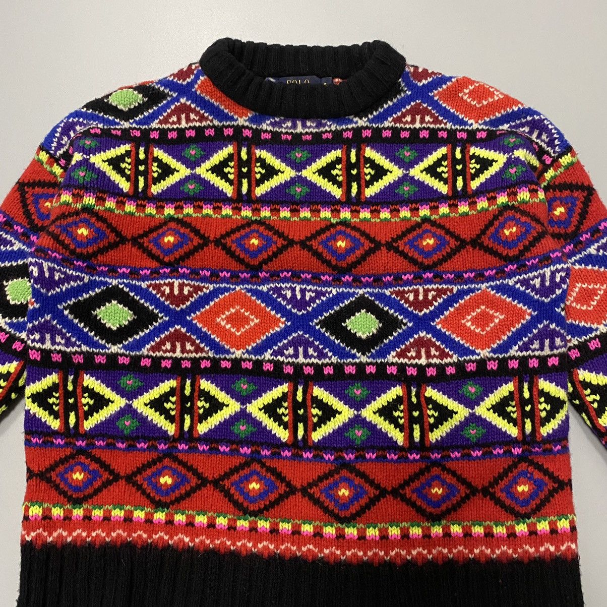 Polo Ralph Lauren Polo Ralph Lauren S Multicolour Wool/Cashmere Blend Sweater Size S / US 4 / IT 40 - 3 Thumbnail