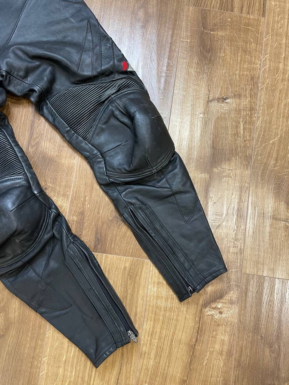 Vintage Vintage 90’s Y2K Style Moto Genuine Leather Pants Trousers Size US 30 / EU 46 - 2 Thumbnail