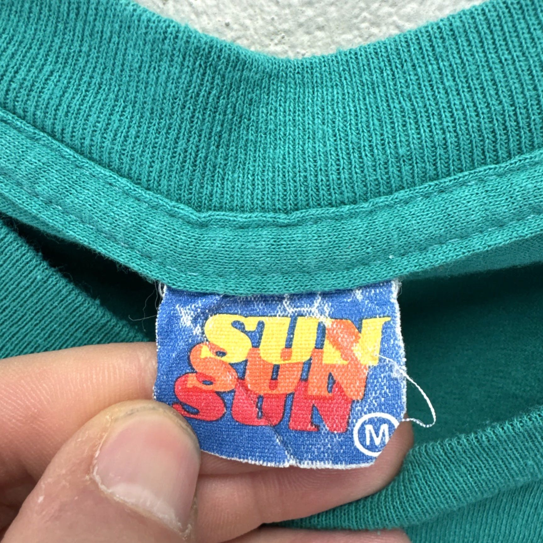Sunray Sportswear VINTAGE Greatest Dad In The Galaxy T Shirt 80s Single Stitch USA Made Medium Man Green 80s Dad Funny Sun Sportswear Shirt Mens Size US M / EU 48-50 / 2 - 3 Thumbnail