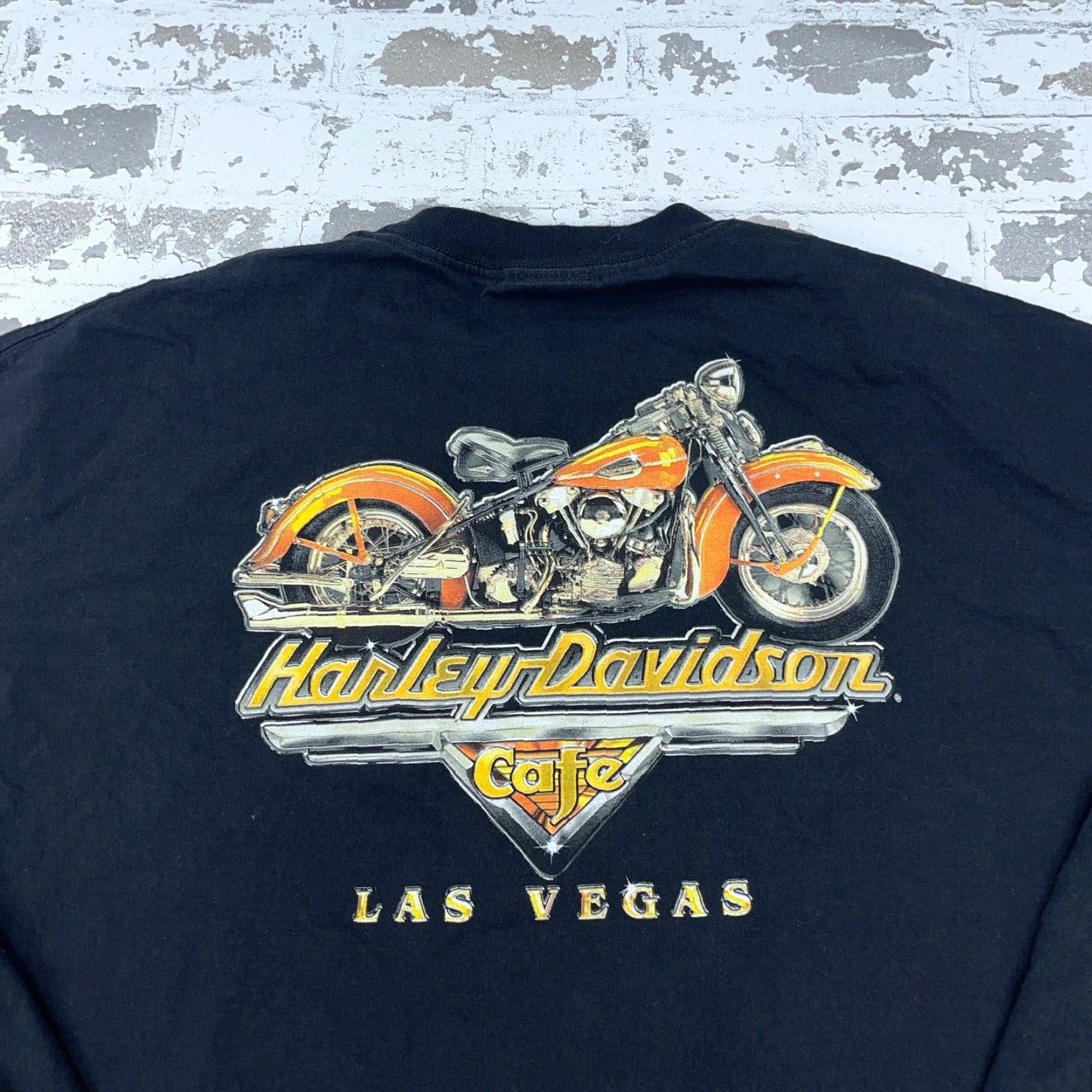 Harley Davidson Harley-Davidson Shirt Men XXL Black Long Sleeve Tee Motorcycle Screaming Eagle Size US XXL / EU 58 / 5 - 7 Thumbnail