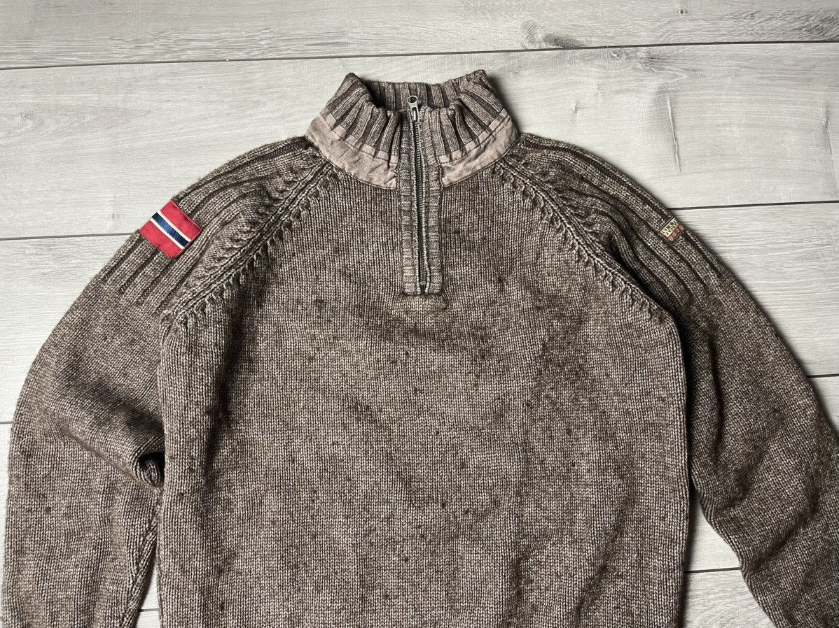 Napapijri Napapijiri sweater half zip wool size M/L Size US L / EU 52-54 / 3 - 3 Thumbnail