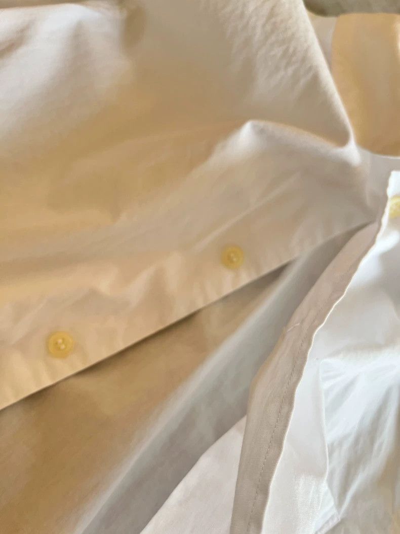 Comme des Garcons Comme Des Garcons White round neck shirt Size S / US 4 / IT 40 - 5 Thumbnail