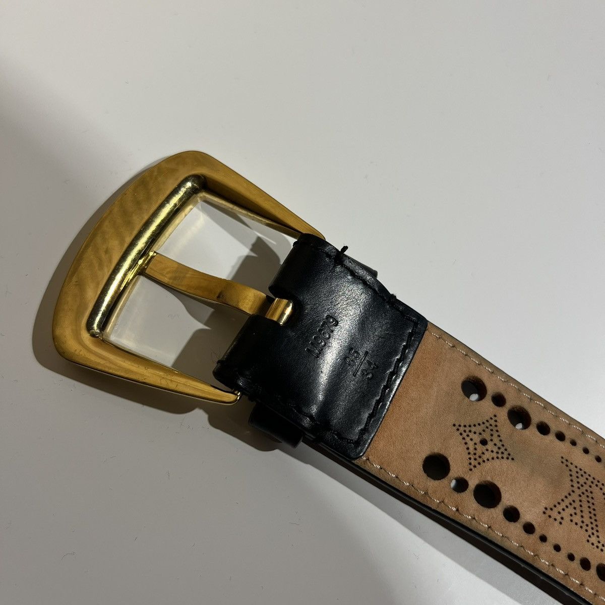 Louis Vuitton Louis Vuitton Perforated Nomad Phoenix Belt M9679 Size 34 - 3 Thumbnail