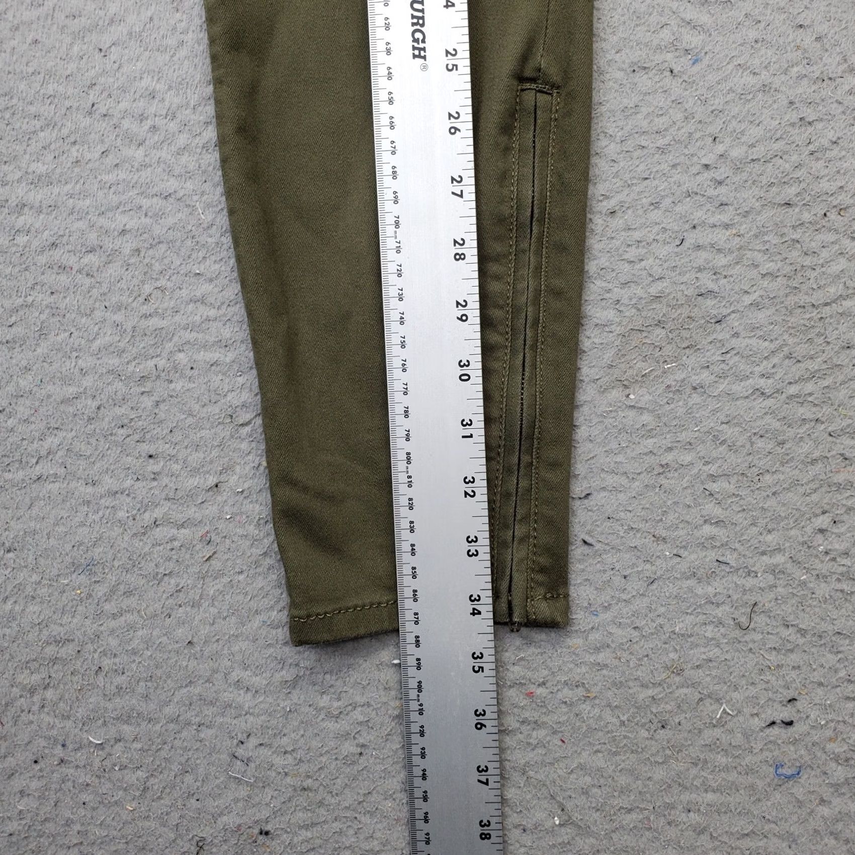 Sanctuary Sanctuary Pants Womens Size 2 Green Cotton Stretch Ankle Size 26" / US 2 / IT 38 - 3 Thumbnail
