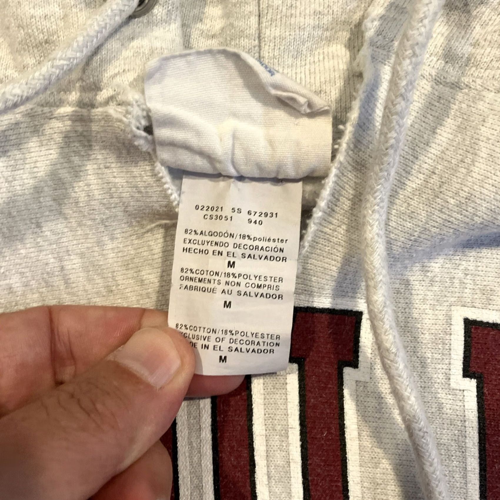 Champion VINTAGE Champion Reverse Weave Hoodie South Carolina Gamecocks M Gray Pullover Reversible Mens Size US M / EU 48-50 / 2 - 6 Thumbnail