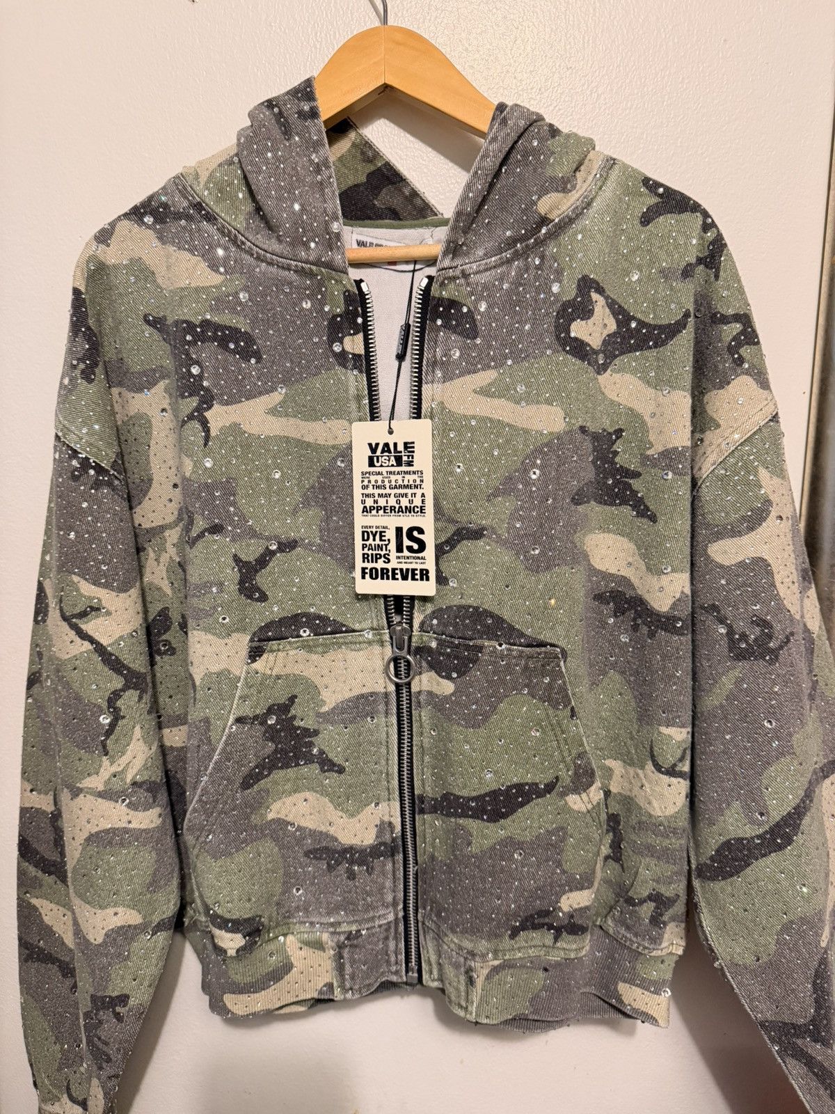 Vale Vale Forever Crystal Camo Work Jacket ‘Green/Camo’ Size US M / EU 48-50 / 2 - 1 Thumbnail