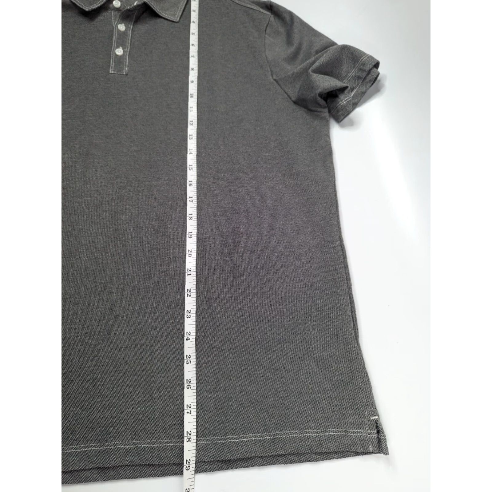 Vintage Robert Barakett Polo Shirt Men's 2XL Grey Short Sleeve Casual Polo Shirt Regular Fit Chest 41 in Cotton Polyester Solid Beach, Golf, Walking Mens Size US XXL / EU 58 / 5 - 5 Thumbnail