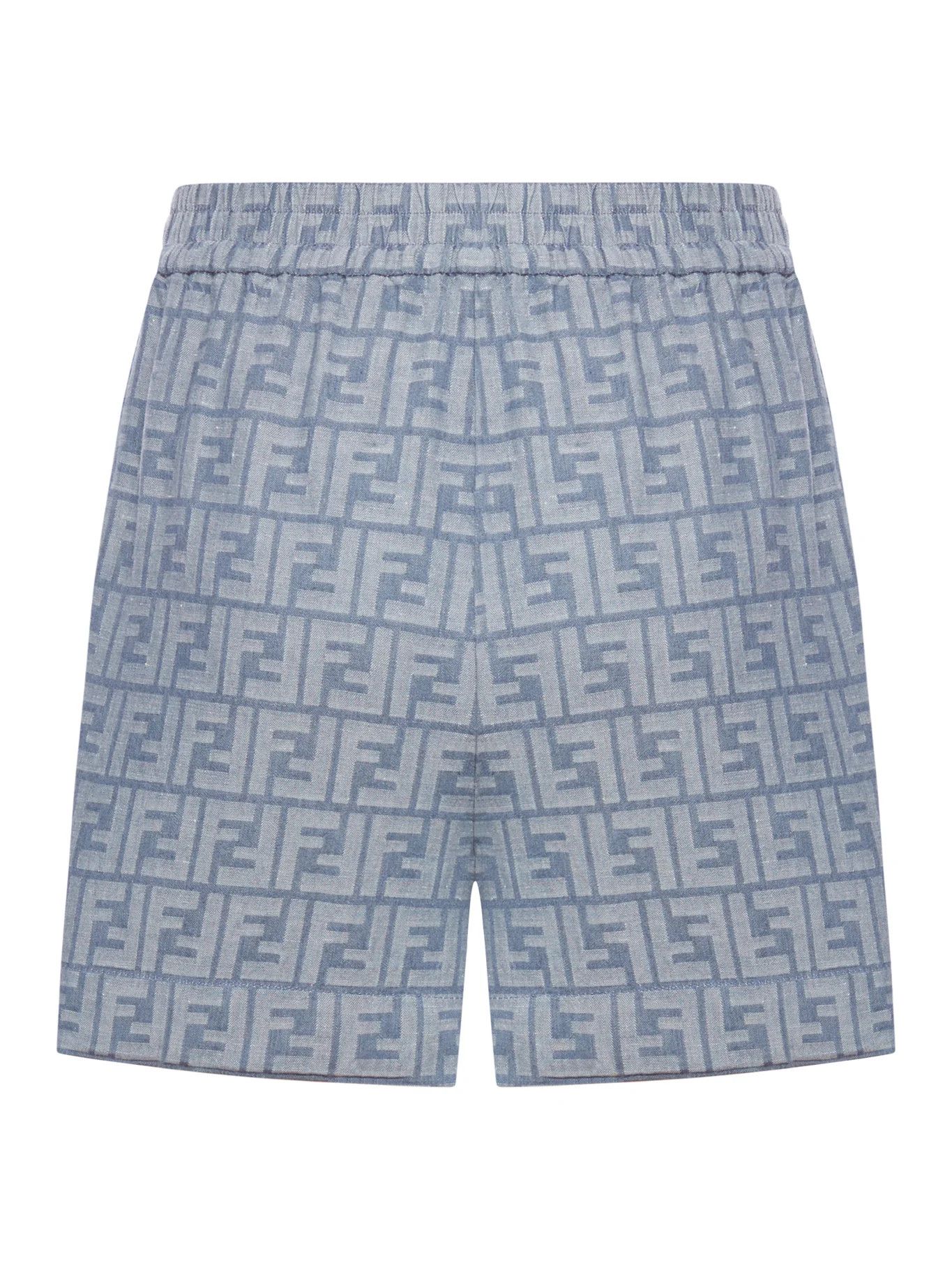 Fendi o1s1wg110526 Shorts in Bule Size 27" / US 4 / IT 40 - 2 Thumbnail