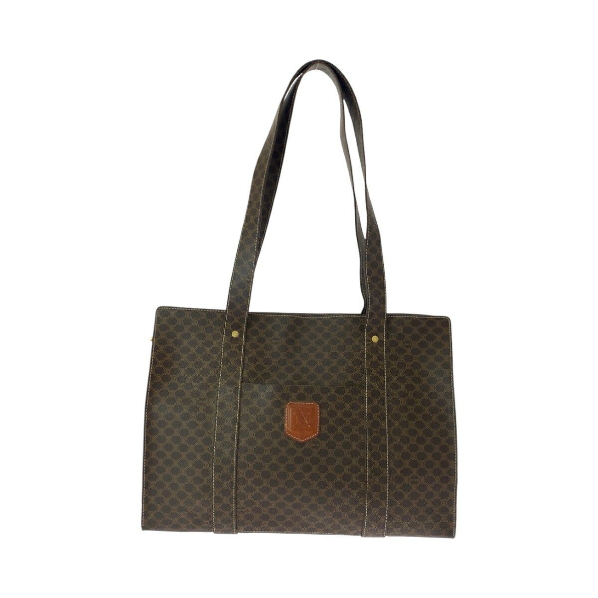 Celine Celine Macadam 2Way Tote Bag Mc96 Others Shoulder Bag Mc96 in Brown, Women's