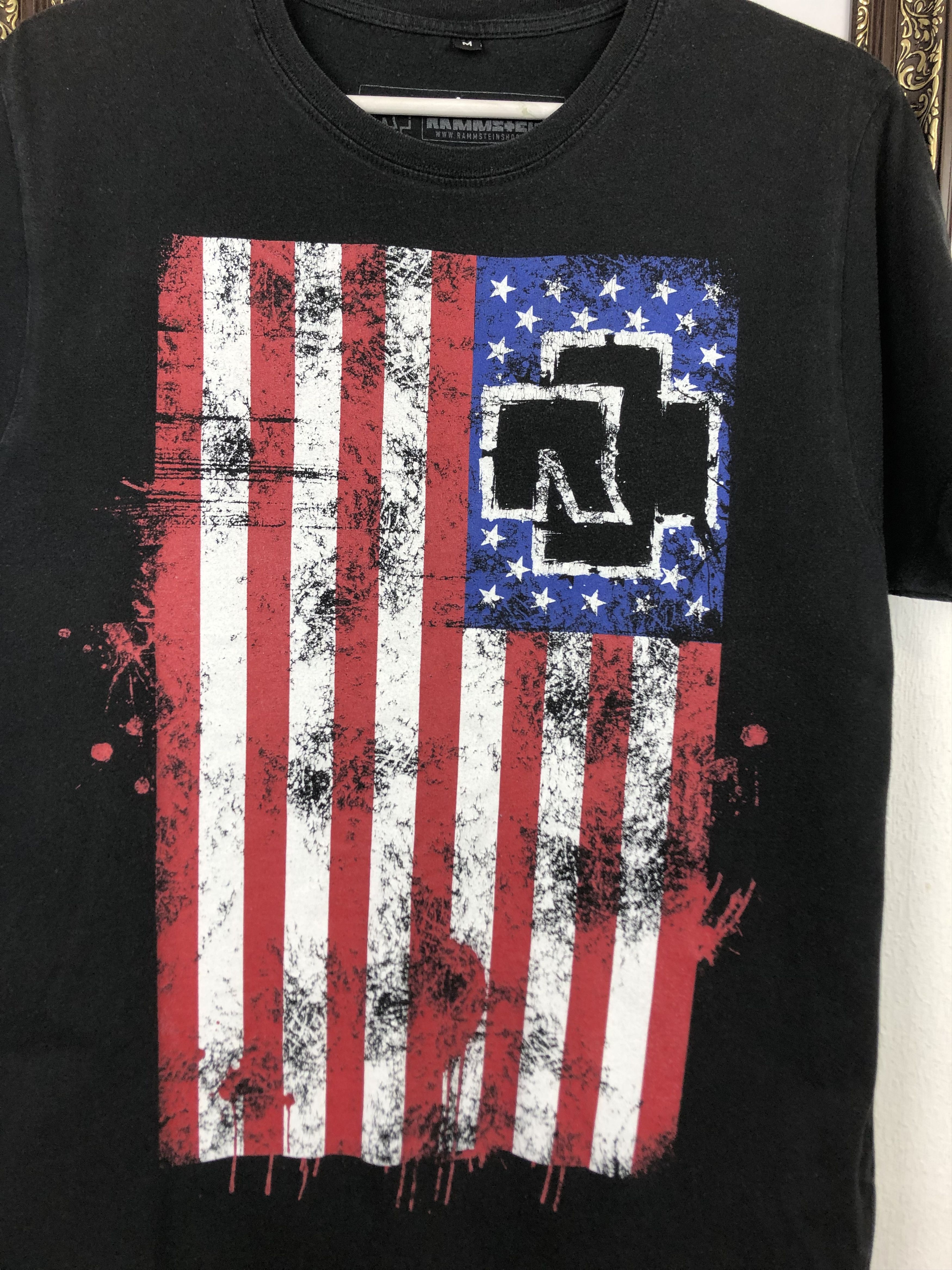 Band Tees Rammstein We Are Living In America Band Shirt Over Print Tee Size US M / EU 48-50 / 2 - 3 Thumbnail