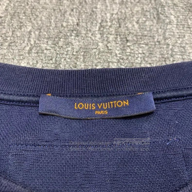 Louis Vuitton LV Blue Beaded Pattern Short Sleeve Tee. Size US L / EU 52-54 / 3 - 5 Thumbnail