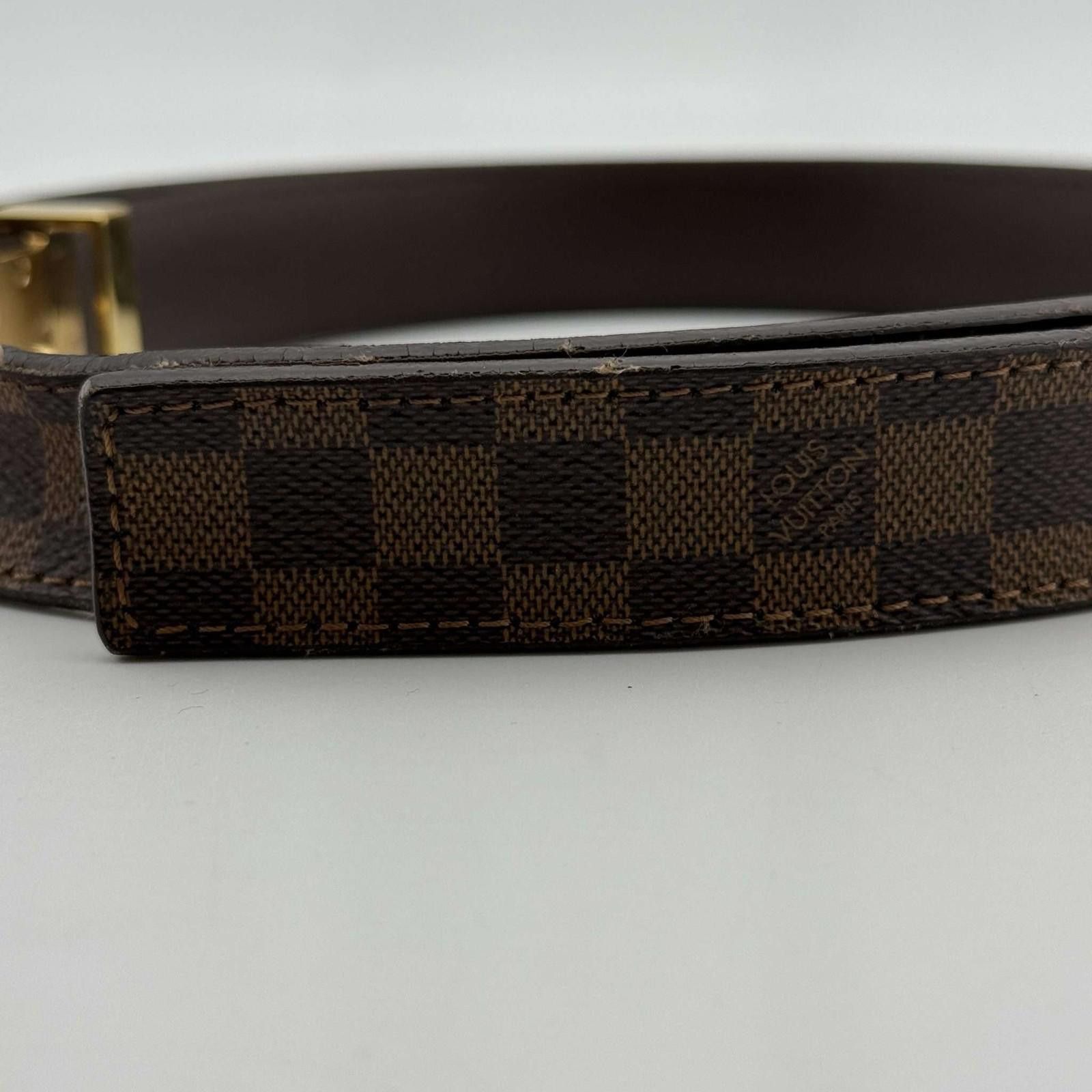Louis Vuitton Louis Vuitton Woman Damier Belt 85/34 Used OG Box Size ONE SIZE - 3 Thumbnail