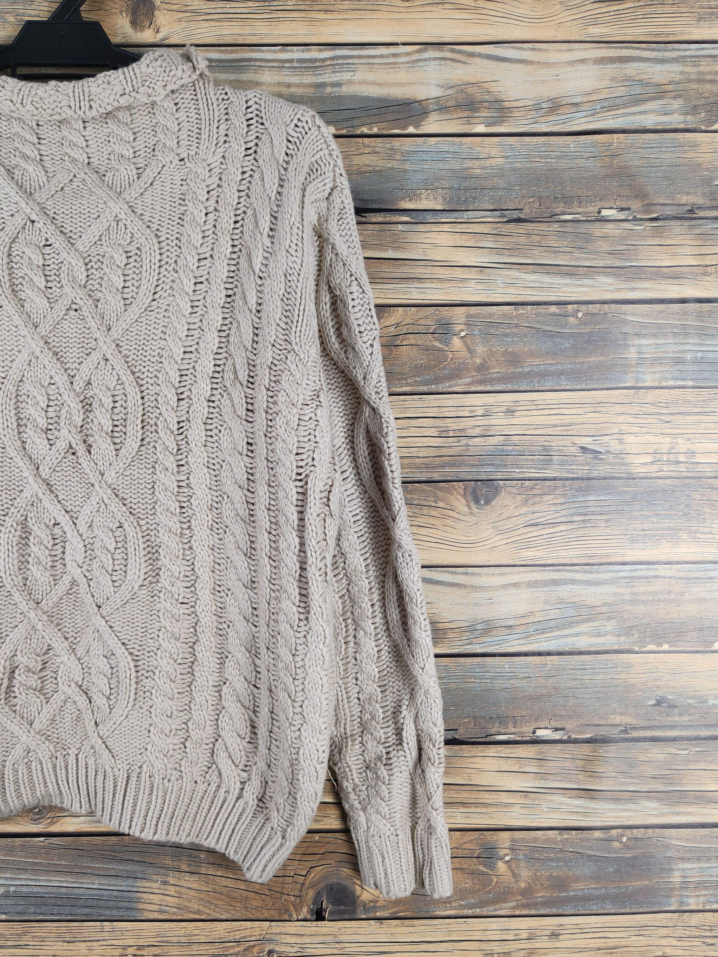 Vintage Japan vintage cable aran isle Knitwear Sweatshirts #W1470 Size US M / EU 48-50 / 2 - 9 Thumbnail