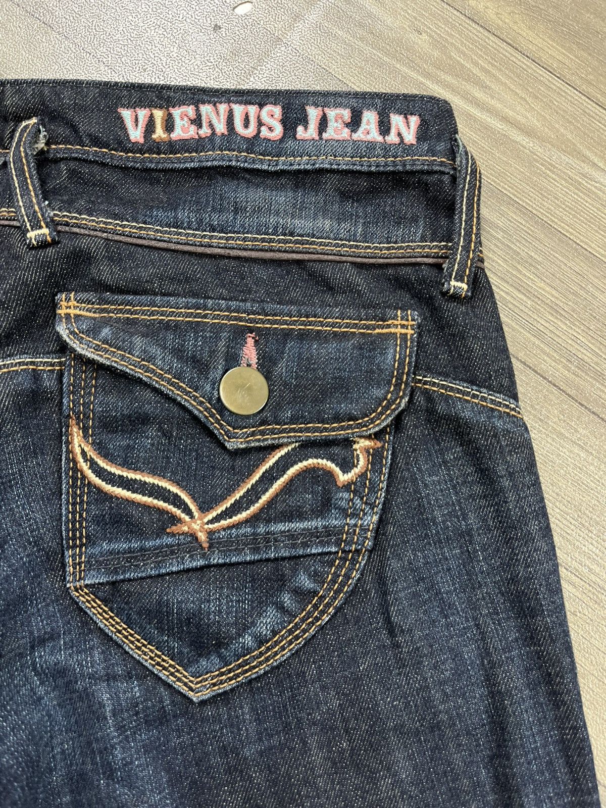 Japanese Brand Y2K Something Edwin Faded Bootcut Flared Jeans Lgb Style Size US 27 - 12 Thumbnail
